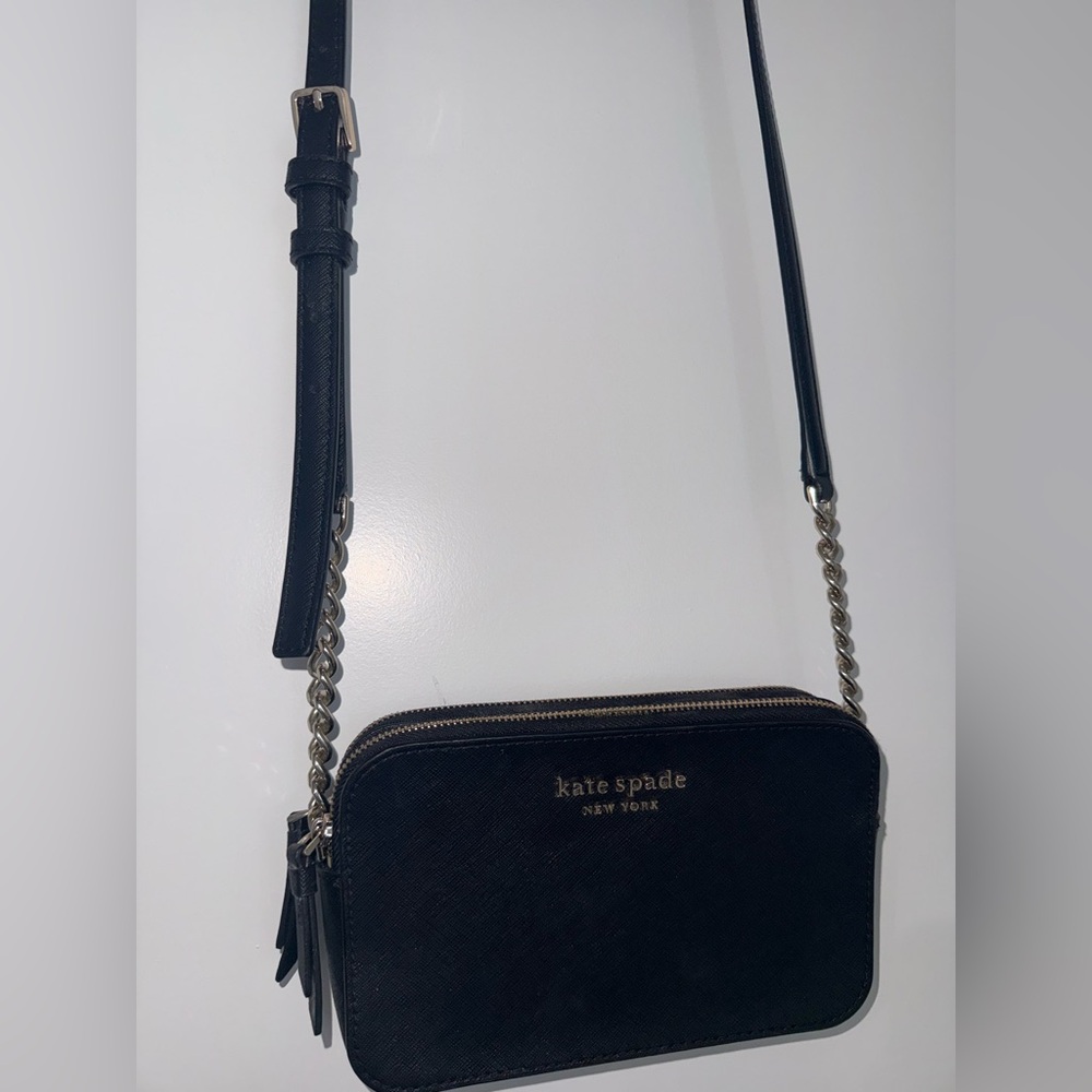 kate spade Black Crossbody Bag with Adjustable Chain Strap - Picture 2 of 7